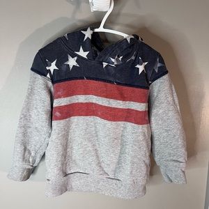 H&M American flag hoodie